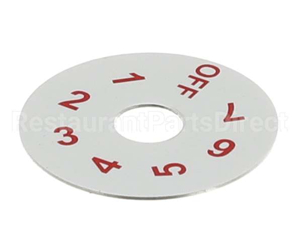 82-0141 Beverage Air Dial Plate - Thermostat