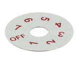 82-0141 Beverage Air Dial Plate - Thermostat
