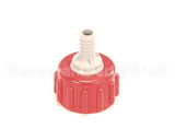 82-3989 Lancer Bib,Connector,Plastic,3/8,Red