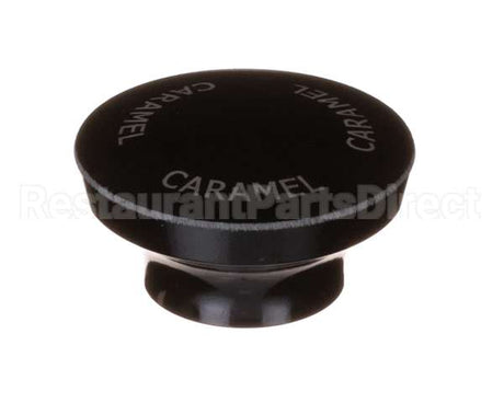 82023-024 Server Black Knob, Engraved Caramel