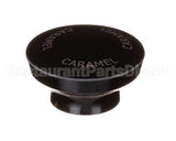 82023-024 Server Black Knob, Engraved Caramel