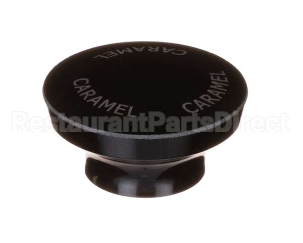 82023-024 Server Black Knob, Engraved Caramel