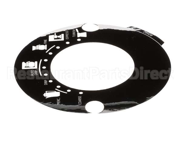 82032 Grindmaster Cecilware Decal, Grnd Sel 875 Blk