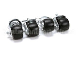 830280 TRUE Caster 2-1/2, 1/2Stem, St/4 Silver 2 Loc