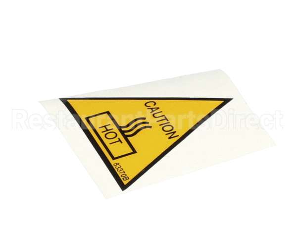 83370-2 Henny Penny Label-Caution Hot, Ul, Mylar