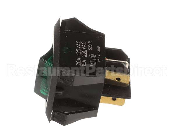 83554 Perfect Fry Switch, Rocker 250Vac Green