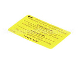 85372 Grindmaster Cecilware Decal, 875 Flip To Clean Out