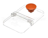 87257 Server Lid, Plstc, 1/9 Size, Orange Knob