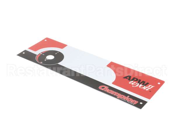 8824618 Apw Wyott Decal,Front Panel Gcb/Gcrb/Ggm