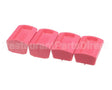 88725 Server Portion Tray, 0.35 Fl Oz Pink, 4 Pack