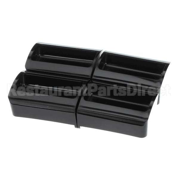 88732 Compatible Server Portiontray, .45 Fl Oz Blk, 4 Pack