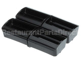 88732 Server Portion Tray, .45 Fl Oz Blk, 4 Pack