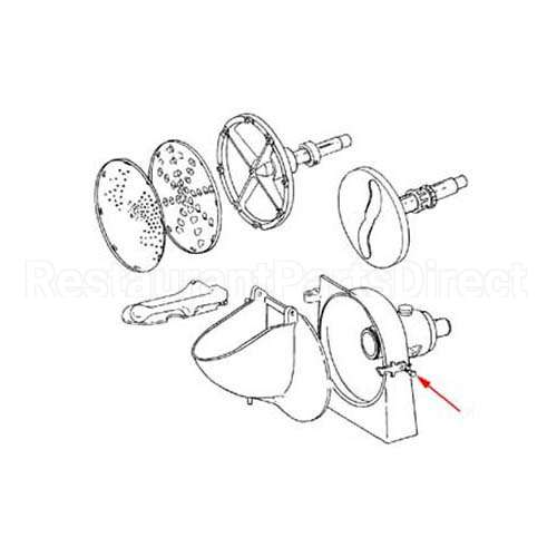 8917 Compatible Hobart Latch Screw