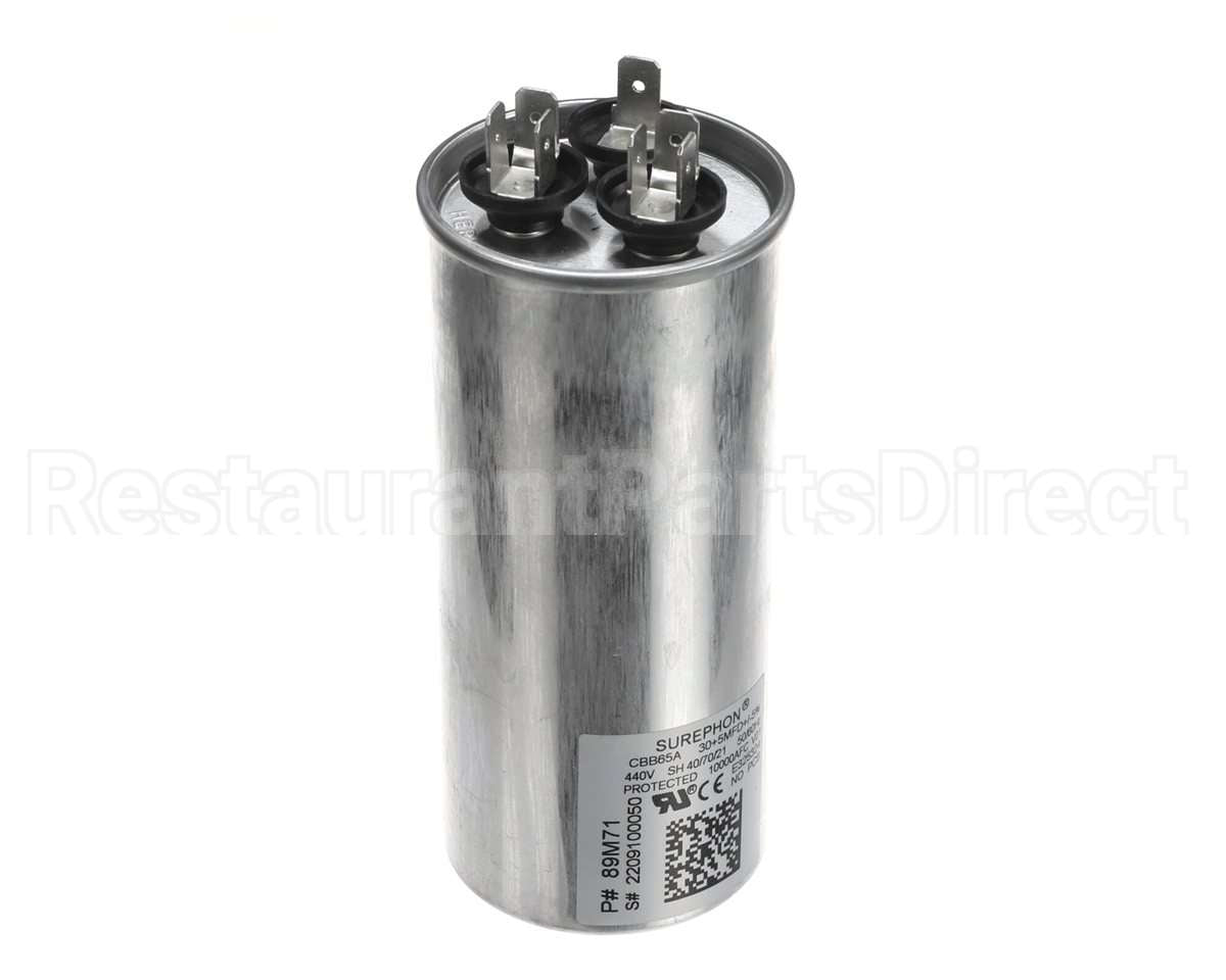 89M71 Lennox 0/5 Mfd Dual Run Capacitor, 440 Vac, Rou