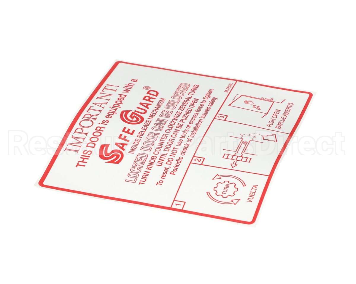 90028DECAL Kason Decal- Safeguard Mech