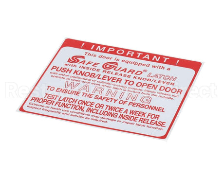 90055DECAL Kason Safeguard Decal