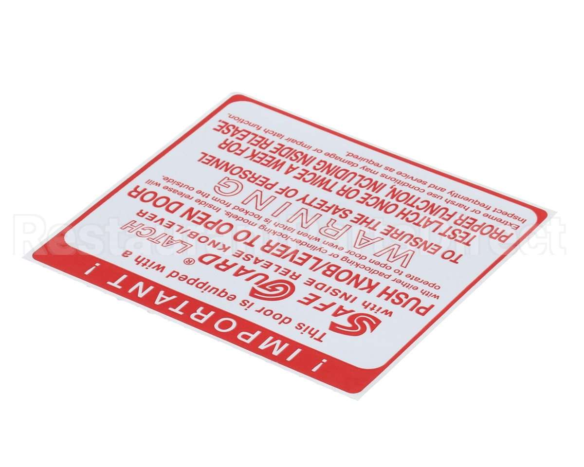 90055DECAL Kason Safeguard Decal