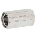90506-001 Compatible Henny Penny Valve, Check, Sae 12-3Psi