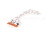 910242 Globe Slicer Warning Label Nsf8