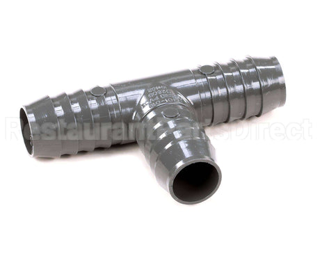 918822 TRUE Tee, 1 Barbed Plastic Hose Dark Gray Pvc