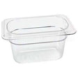 94CW-135 Compatible Cambro Pan Poly Ninth X 4 -135 Clear Qd