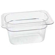 94CW Compatible Cambro Pan Poly Ninth X 4 -135 Clear Qd