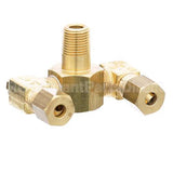 957814-1 Compatible Hobart Valve, Dual Pilot, 3/16"