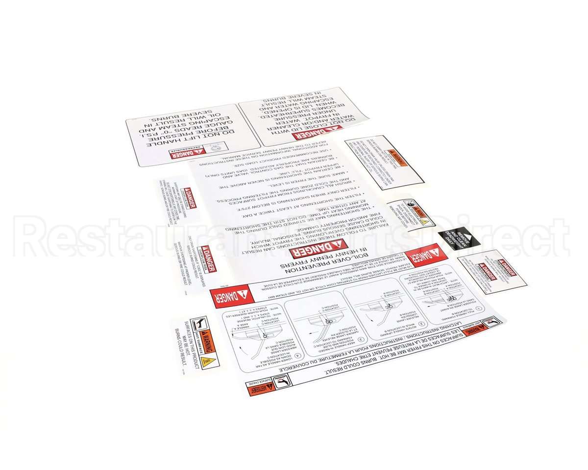 97347 Henny Penny Pfe 590 Label Kit