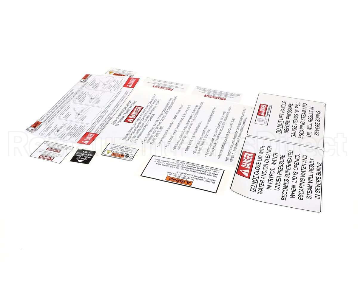 97347 Henny Penny Pfe 590 Label Kit