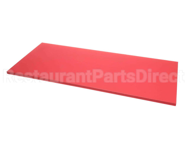 979072 TRUE Cut Board 1/2 X 11 3/4 X 27 Red Bev Edge