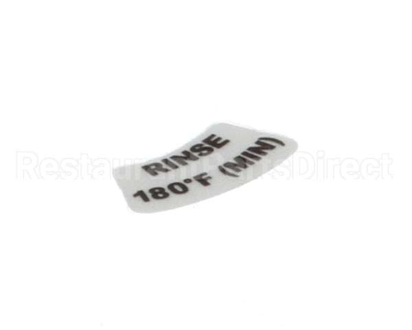 9905-002-97-62 Jackson Decal, Rinse 180F (Min)
