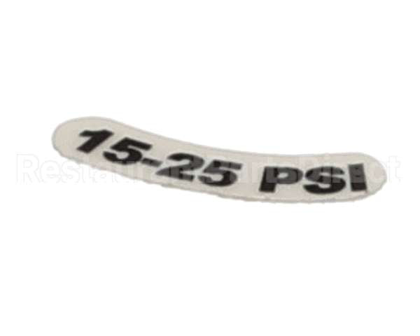 9905-002-97-74 Jackson Decal, 15-25 Psi
