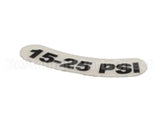 9905-002-97-74 Jackson Decal, 15-25 Psi