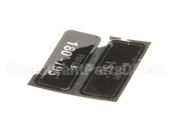 9905-100-43-21 Jackson Decal, Wash And Rinse Temperature