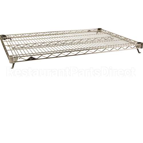 A2448NC Compatible Intermetro Shelf, Wire, Sup Adj, 24X48, Chrm