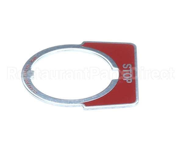 A31-306 Falcon Fabricators Stop Nameplate