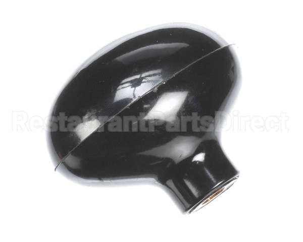 A509012 Grindmaster Cecilware Knob, Black Football With 1/4-20 Threads