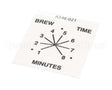 A546-021 Grindmaster Cecilware Decal, Columbia Timer