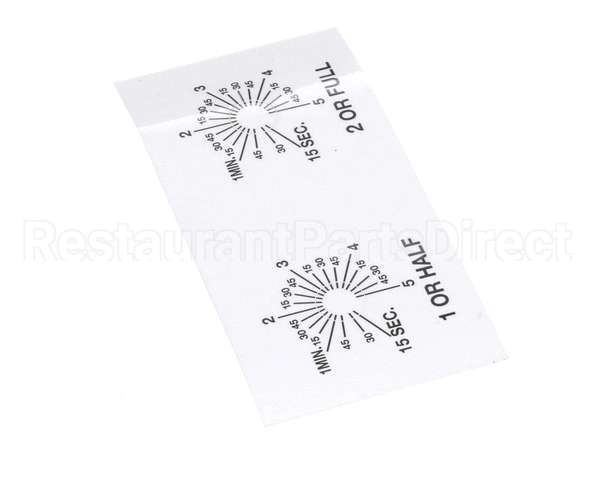 A546-111 Grindmaster Cecilware P-150A Timer Lbldecal