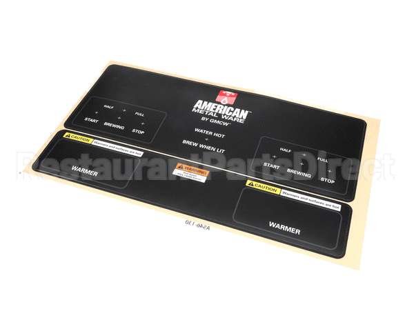 A546-130 Grindmaster Cecilware Decal, P400 Half Batch (Set)