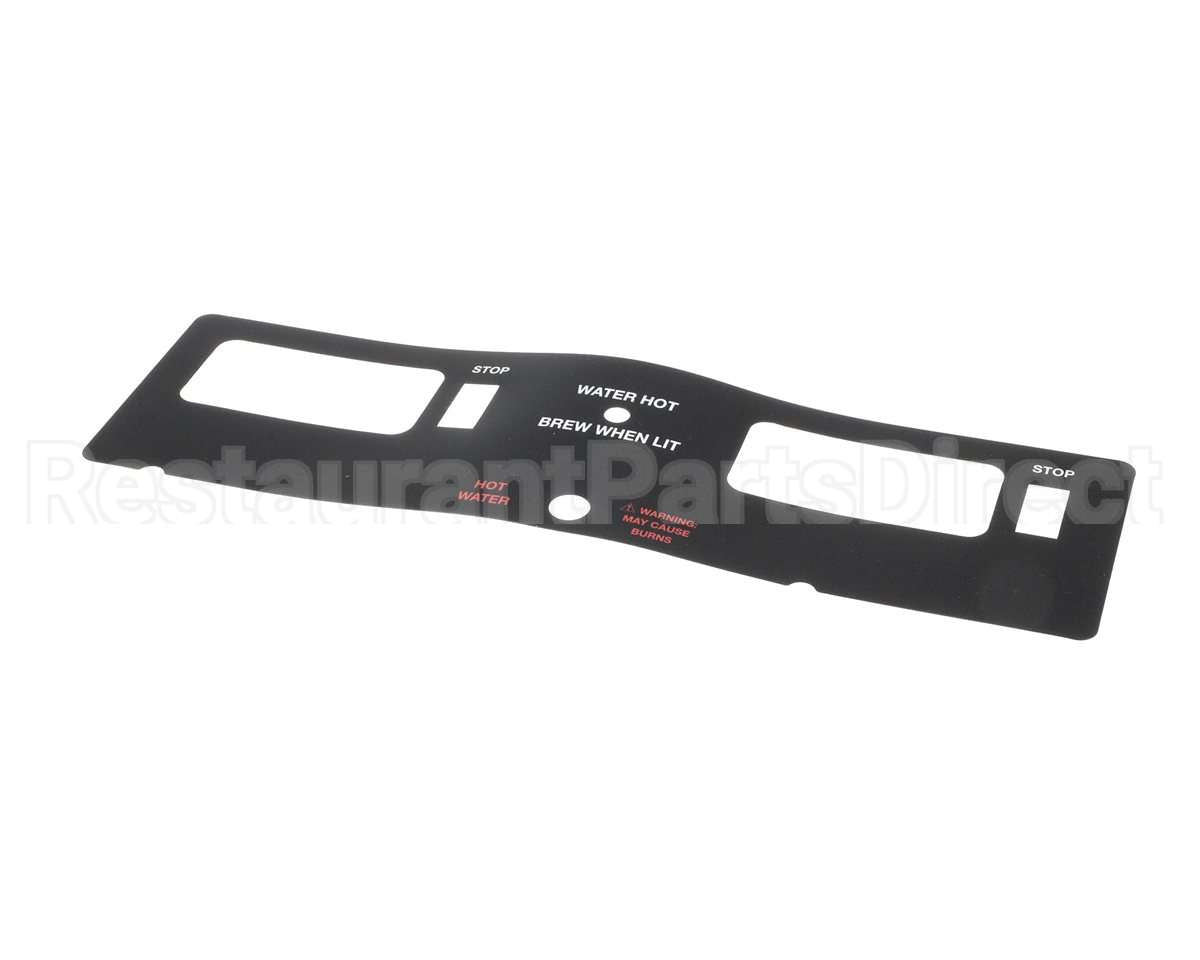 A546-251 Grindmaster Cecilware Decal, Top Panel P400Gnb