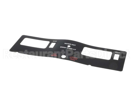 A546-251 Grindmaster Cecilware Decal, Top Panel P400Gnb