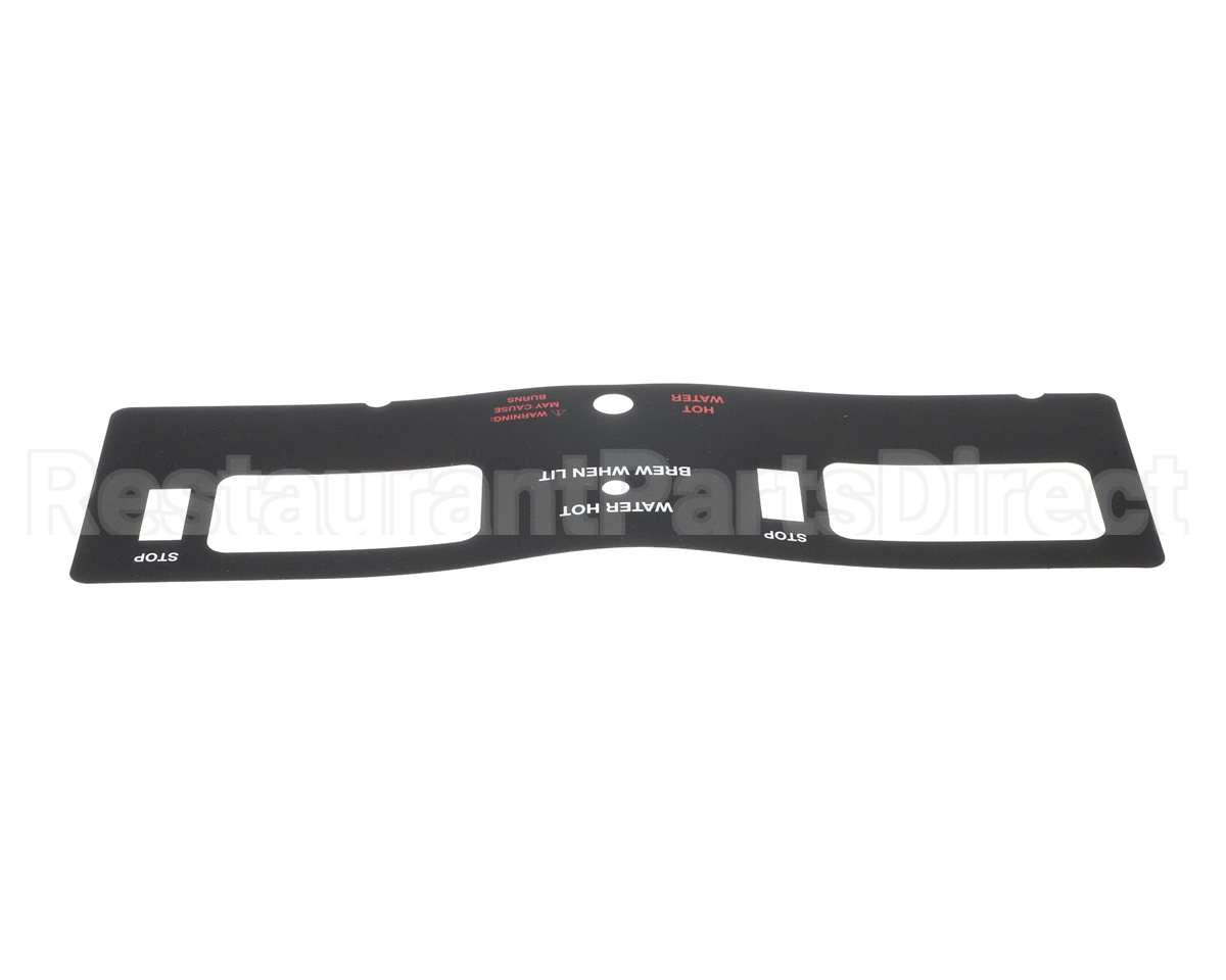 A546-251 Grindmaster Cecilware Decal, Top Panel P400Gnb