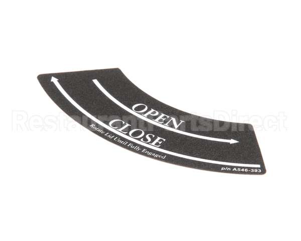 A546-393 Grindmaster Cecilware Decal,Shuttle Lid