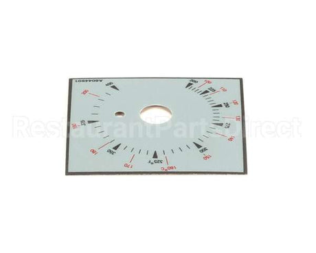 A6044901 Pitco Label,Ovrelay Thermostat Bhd Dr 7,14,18