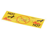 A6056101 Pitco Lbl,Caution Hot Drain