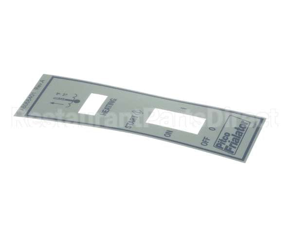 A6066401 Pitco Label,Ovly Fr Panel 7-2,7-3,7-4 Wk