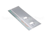 A6067101 Pitco Label,Ovrly Bezel Pg14D Man W/O