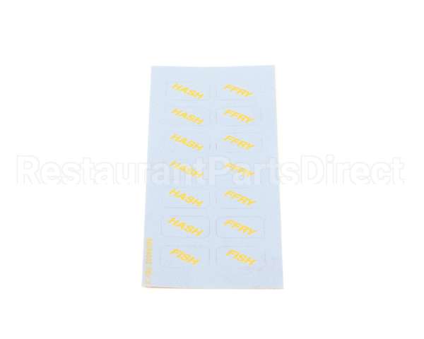 A6084502 Pitco Label,Decal Ovrelay Cmptr Ffry Mg