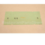 A6085503 Compatible Pitco Ovrly Hooters Fries Lbl